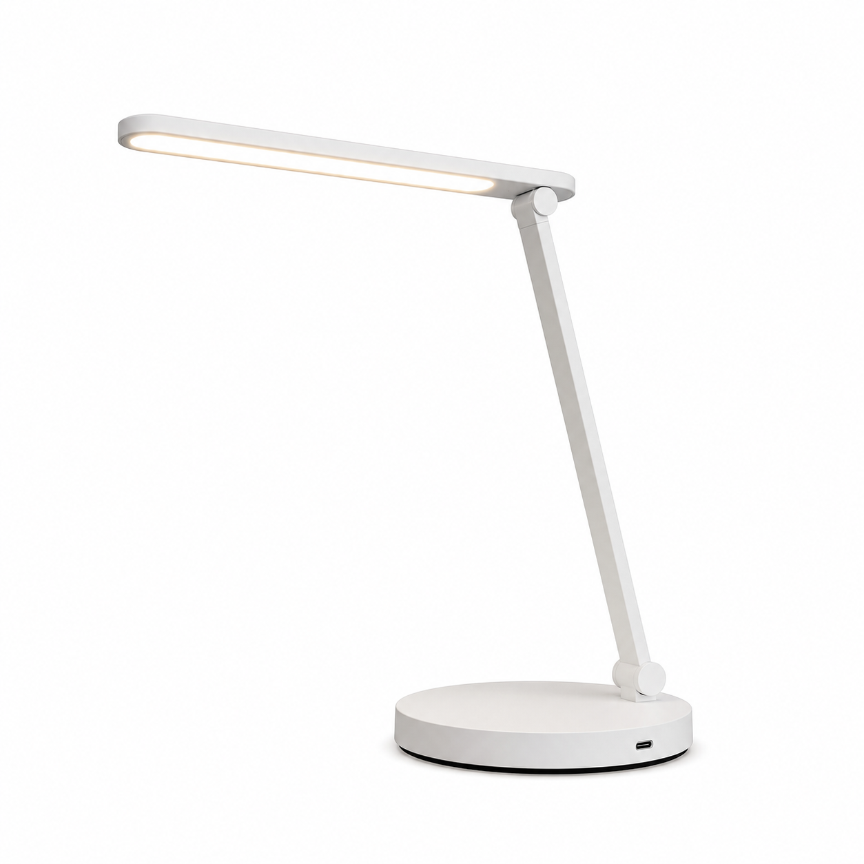 Lumo Desk LED Schreibtischlampe dimmbar USB-C Weiß Aluminium, Kunststoff